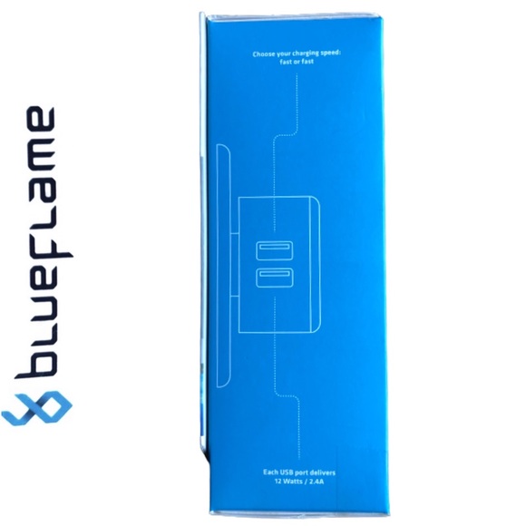 NWT - BlueFlame USB 2-Device Wall Charger - Factory Sealed - Picture 5 of 6